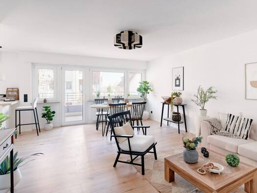 Wohnung zur Miete 1.200 € 2 Zimmer 65 m² Geschoss 1/4 frei ab sofort Uhlbergstraße 24 Plattenhardt Filderstadt 70794
