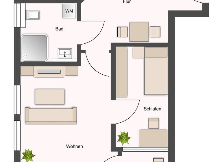 Wohnung zum Kauf 249.000 € 2 Zimmer 45,9 m² 3. Geschoss Billstedt Hamburg Billstedt 22117
