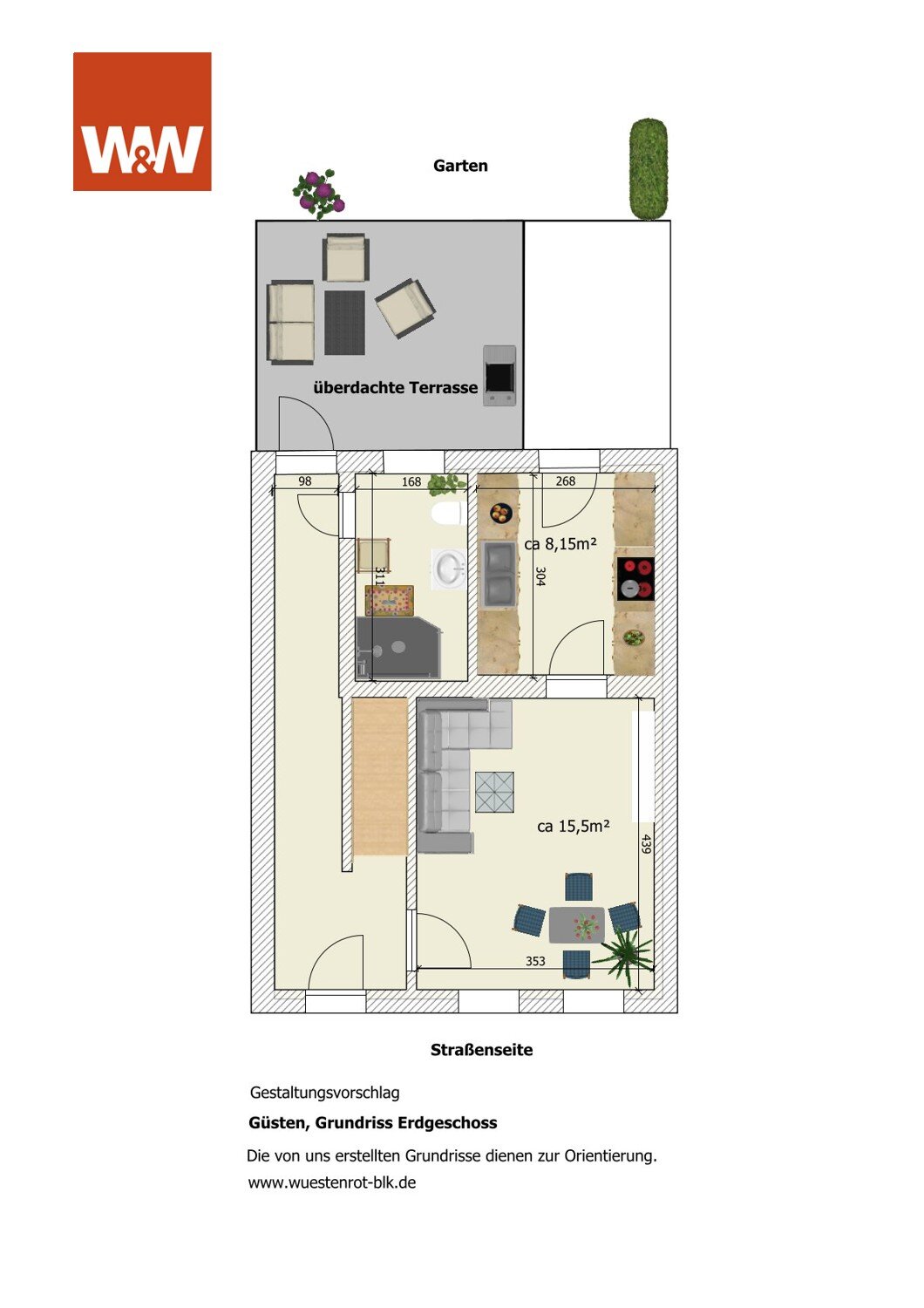 Reihenendhaus zum Kauf 75.000 € 3 Zimmer 75 m²<br/>Wohnfläche 210 m²<br/>Grundstück Güsten Güsten 39439