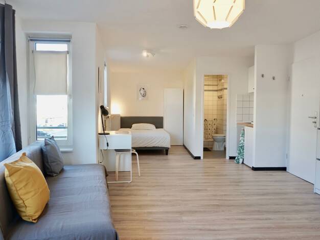 Studio zur Miete Wohnen auf Zeit 1.090 € 1 Zimmer 30 m² frei ab 01.04.2026 Almenhof Mannheim 68199