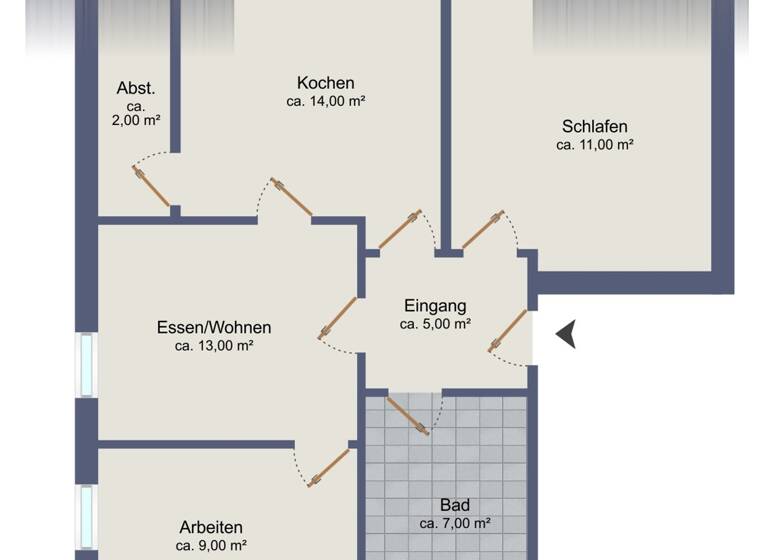 Wohnung zur Miete 720 € 2 Zimmer 77 m² Altenoythe Friesoythe 26169