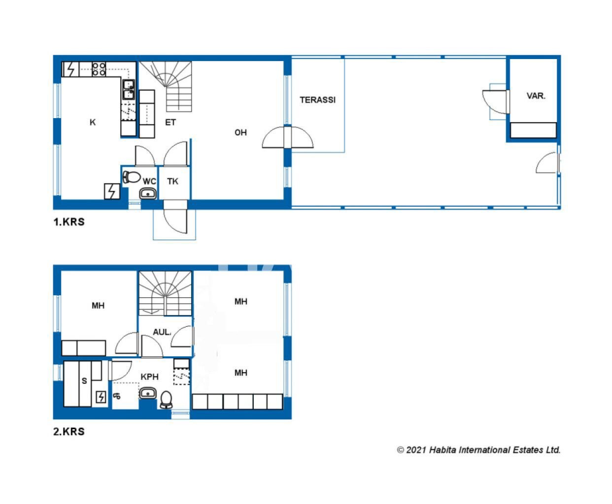 Reihenmittelhaus zum Kauf 194.000 € 3 Zimmer 79,5 m²<br/>Wohnfläche 7.235 m²<br/>Grundstück Malminiityntie 3 Vantaa 01350