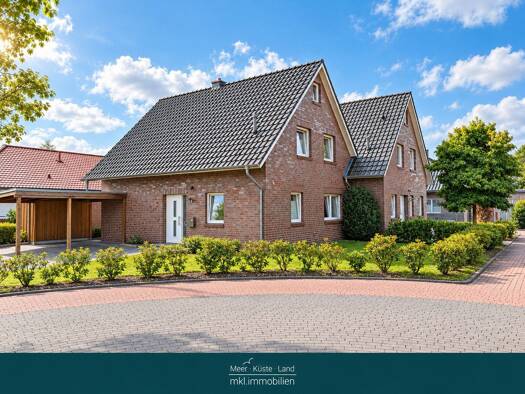 Doppelhaushälfte zum Kauf 389.000 € 4 Zimmer 117 m² 335 m² Grundstück Heidmühle Schortens 26419
