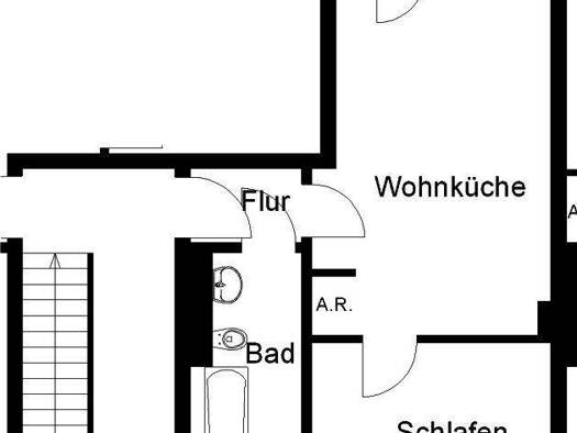 Wohnung zur Miete nur mit Wohnberechtigungsschein 243 € 1 Zimmer 38,7 m² 4. Geschoss frei ab 16.01.2026 Im Bodesfeld 87 Wahn Köln 51147