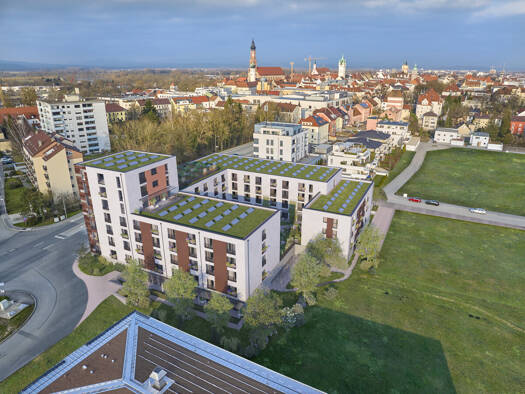 Wohnung zur Miete - Erstbezug 870 € 2 Zimmer 54,4 m² 4. Geschoss frei ab 01.11.2026 Alburg Straubing 94315