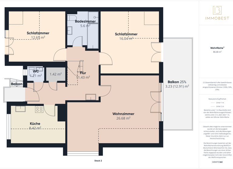 Wohnung zum Kauf 290.000 € 3 Zimmer 104 m²<br/>Wohnfläche Dachgeschoss<br/>Geschoss Sehnde Sehnde 31319