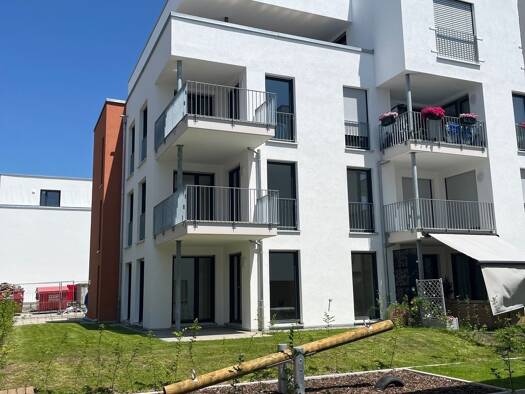 Terrassenwohnung zum Kauf - Neubau provisionsfrei 368.500 € 2 Zimmer 63,4 m² EG frei ab sofort Seehaldenweg 6 Höfen Winnenden 71364