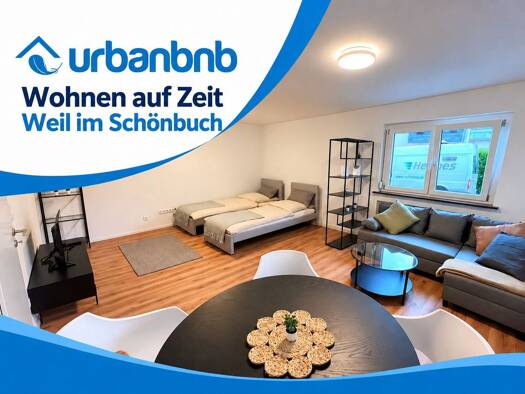 Wohnung zur Miete auf Zeit 1.500 € 2 Zimmer 55 m² frei ab 31.10.2026 Otto-Hahn-Straße Breitenstein Weil im Schönbuch 71093