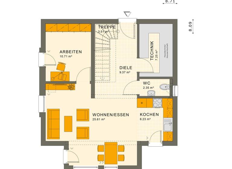 Einfamilienhaus zum Kauf 426.597 € 5 Zimmer 113 m² 951 m² Grundstück frei ab 01.04.2027 Hausen Hochscheid 53547