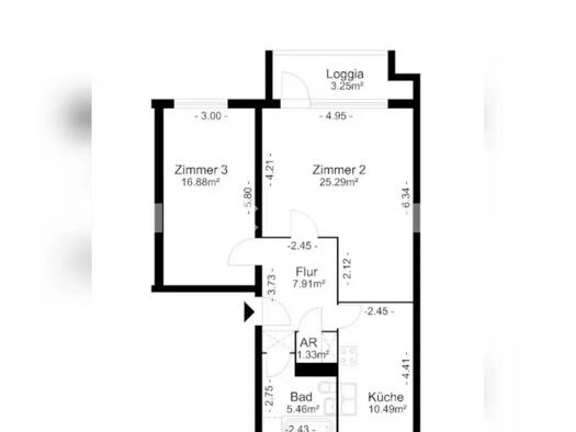 Wohnung zur Miete Tauschwohnung 440 € 2 Zimmer 86 m² 1. Geschoss Wedding Berlin 13355