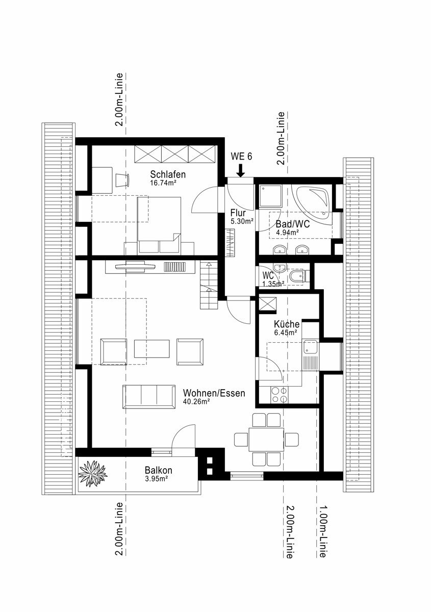 Wohnung zum Kauf 299.000 € 2 Zimmer 80 m²<br/>Wohnfläche Hundszell Ingolstadt 85051