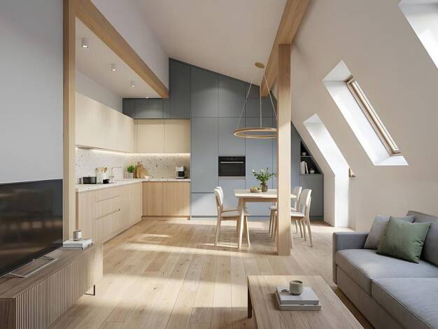 Wohnung zum Kauf - Neubau provisionsfrei 700.398 € 3 Zimmer 112,5 m² Geschoss 5/5 Friedrichstadt Dresden 01159