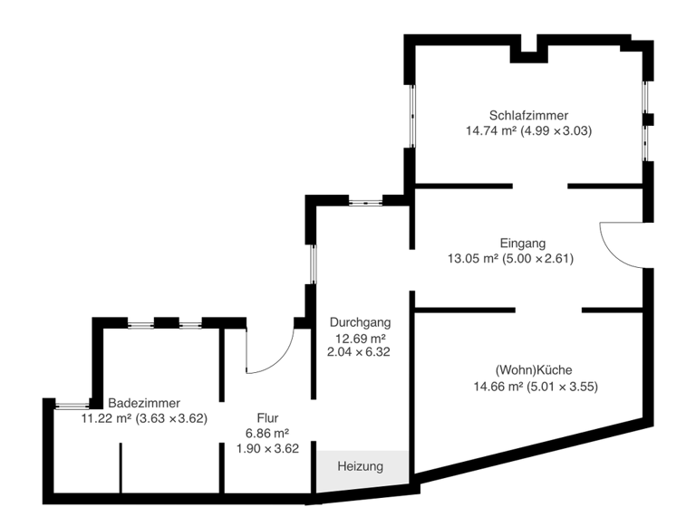 Reihenmittelhaus zum Kauf 229.000 € 3 Zimmer 125 m² 201 m² Grundstück Hinter der Mauer 10A Quedlinburg 06484