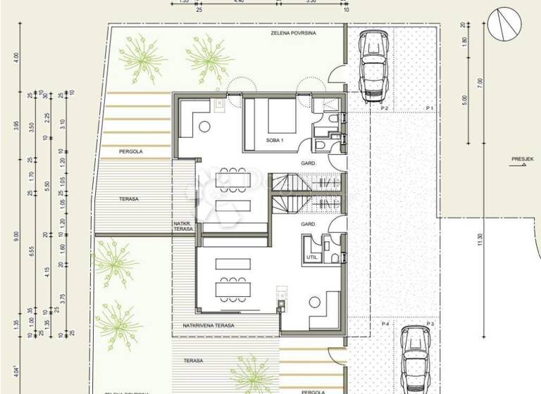 Haus zum Kauf 7 Zimmer 229 m² Stinjan