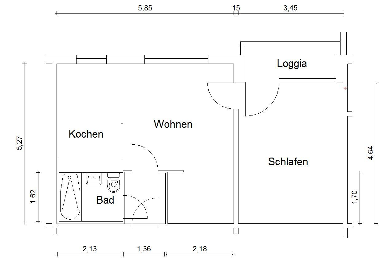 Wohnung zur Miete 347 € 2 Zimmer 47,8 m²<br/>Wohnfläche 1.<br/>Geschoss ab sofort<br/>Verfügbarkeit Südring 121 Weißenfels Weißenfels 06667