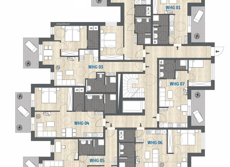 Wohnung zum Kauf - Erstbezug 165.000 € 2 Zimmer 45,1 m² 1. Geschoss Werlte 49757