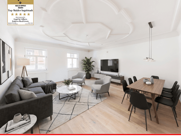 Wohnung zur Miete 1.050 € 2 Zimmer 90 m² Neuburg Neuburg an der Donau 86633