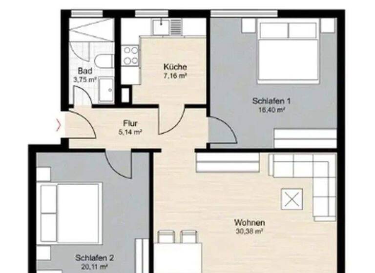 Wohnung zum Kauf provisionsfrei 349.999 € 3 Zimmer 88 m² EG Annastr.48 Langen 63225