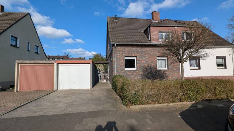 Doppelhaushälfte zum Kauf 295.000 € 3 Zimmer 88,5 m² 361 m² Grundstück frei ab sofort Hochheide Duisburg 47198