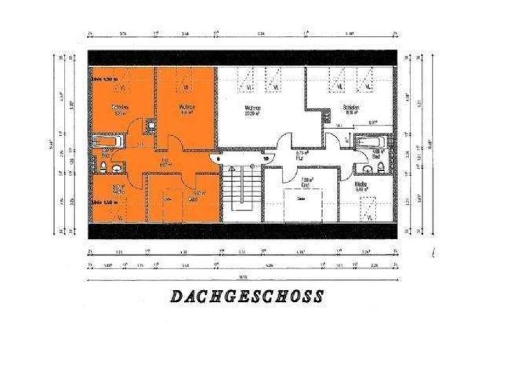 Wohnung zur Miete 417 € 3 Zimmer 66 m² 3. Geschoss frei ab sofort Lilienburgstraße 40 Heppens Wilhelmshaven 26384