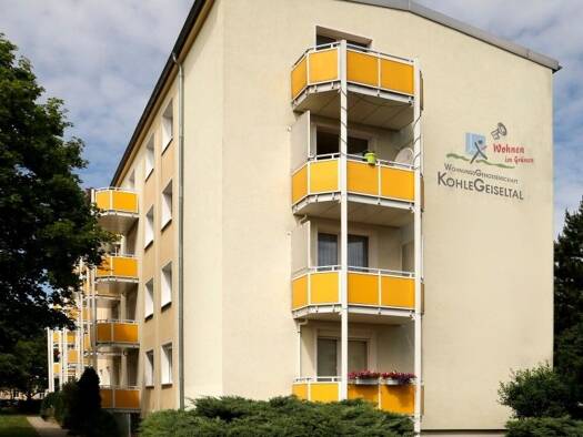 Wohnung zur Miete 417 € 3 Zimmer 59,5 m² 2. Geschoss Albert-Schweitzer Str. 4 Weißenfels 06667