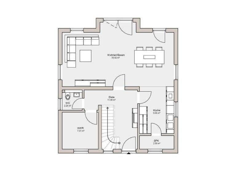 Einfamilienhaus zum Kauf provisionsfrei 433.900 € 4 Zimmer 125 m² 1.500 m² Grundstück Catharinau Uhlstädt-Kirchhasel 07407