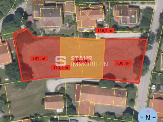 Grundstück zum Kauf 355.000 € 830 m² Grundstück Thaining Thaining 86943
