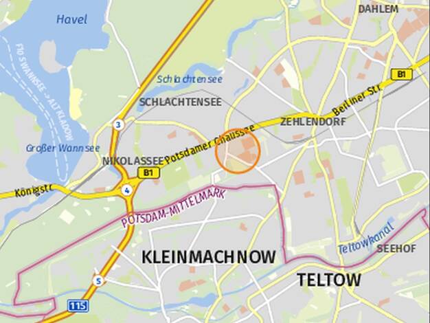 Grundstück zum Kauf 998.000 € 1.028 m² Grundstück Zehlendorf Berlin 14163