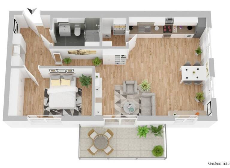 Wohnung zum Kauf provisionsfrei 377.000 € 2 Zimmer 71,6 m² Neustadt Titisee-Neustadt 79822