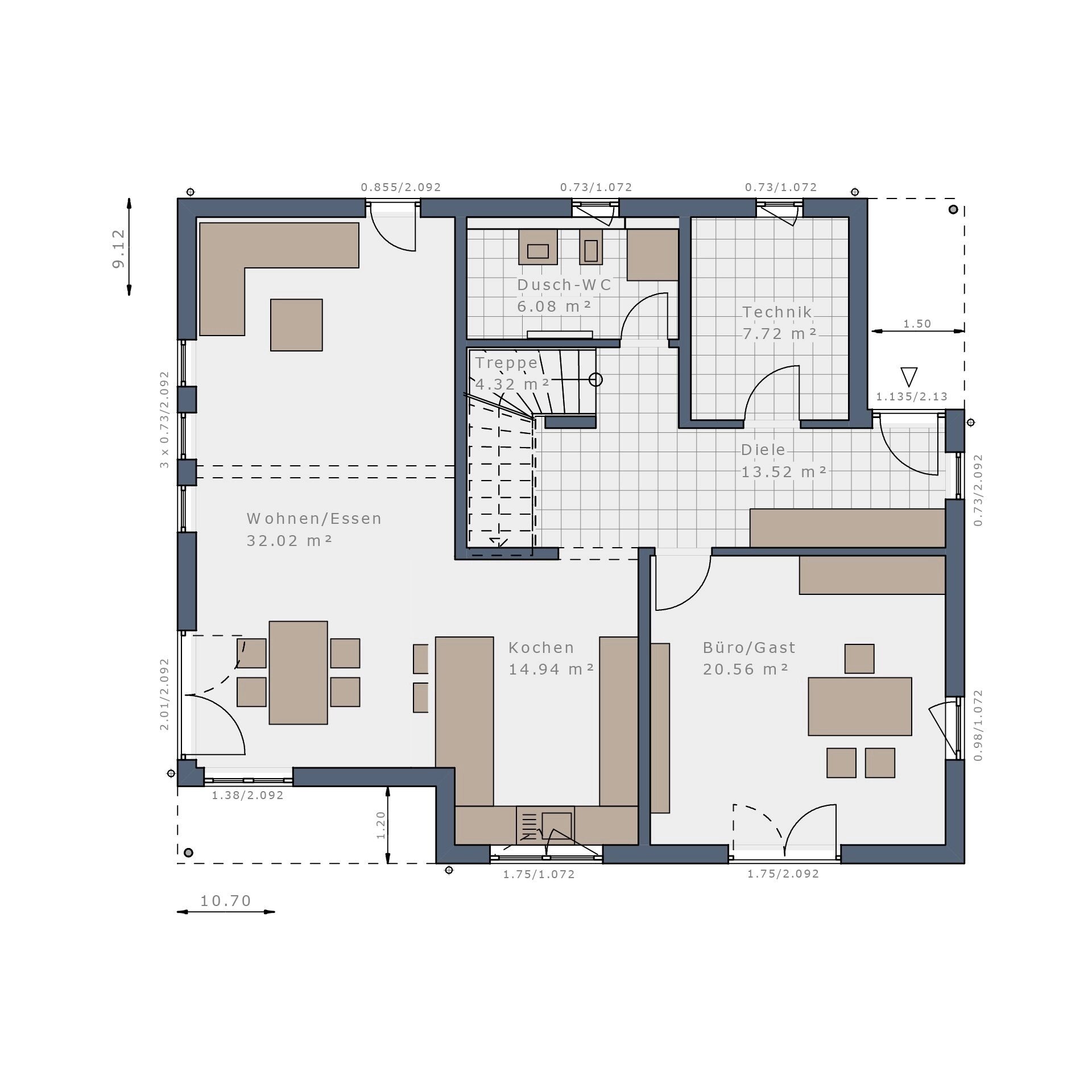 Einfamilienhaus zum Kauf provisionsfrei 876.555 € 5 Zimmer 180 m²<br/>Wohnfläche 850 m²<br/>Grundstück Haus der Arbeiterwohlfahrt Schleswig 24837