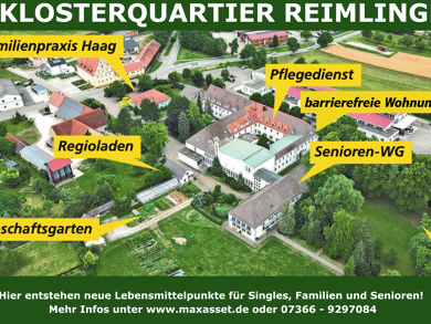 Wohnung zur Miete 590 € 1,5 Zimmer 42 m² frei ab sofort Hauptstraße 1 Reimlingen 86756
