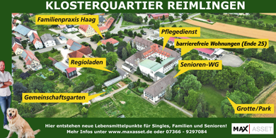 Wohnung zur Miete 590 € 1,5 Zimmer 42 m² frei ab sofort Hauptstraße 1 Reimlingen 86756
