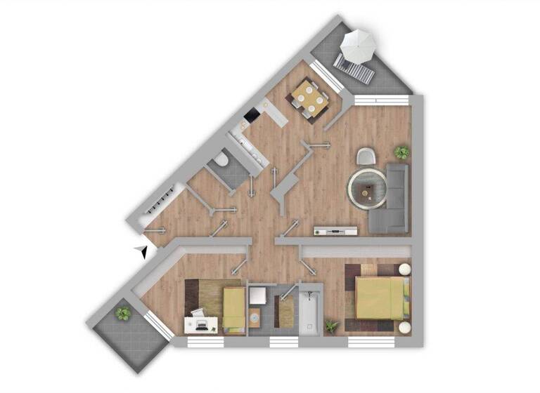 Wohnung zum Kauf 450.000 € 3 Zimmer 87,9 m² 2. Geschoss Niederau 6314