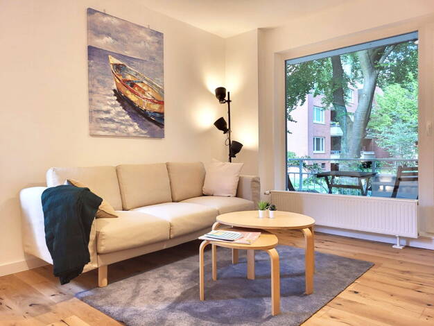 Wohnung zur Miete Wohnen auf Zeit 1.075 € 2 Zimmer 61 m² frei ab 20.08.2025 Nydamer Ring 9 Rahlstedt Hamburg 22145