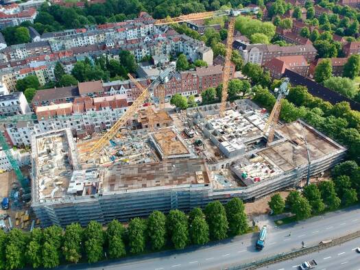 Bürofläche zur Miete - Erstbezug provisionsfrei 1.310 m² Bürofläche teilbar ab 200 m² Sörensenstraße 4-10 Gaarden-Süd Kiel 24143