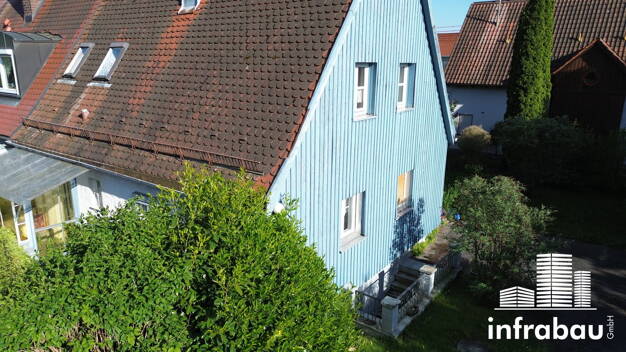 Doppelhaushälfte zum Kauf 249.900 € 4 Zimmer 73,9 m² 230 m² Grundstück Hammerschmiede Augsburg / Hammerschmiede 86169