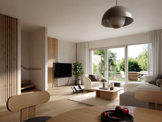 Reihenendhaus zum Kauf - Neubau provisionsfrei 520.000 € 6 Zimmer 137 m² 154,8 m² Grundstück Sassanfahrter Hauptstraße 82b Sassanfahrt Hirschaid 96114