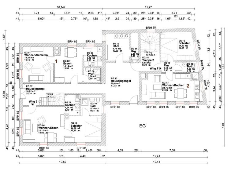 Mehrfamilienhaus zum Kauf 2.000.000 € 23 Zimmer 475 m² 329 m² Grundstück Sassnitz 18546