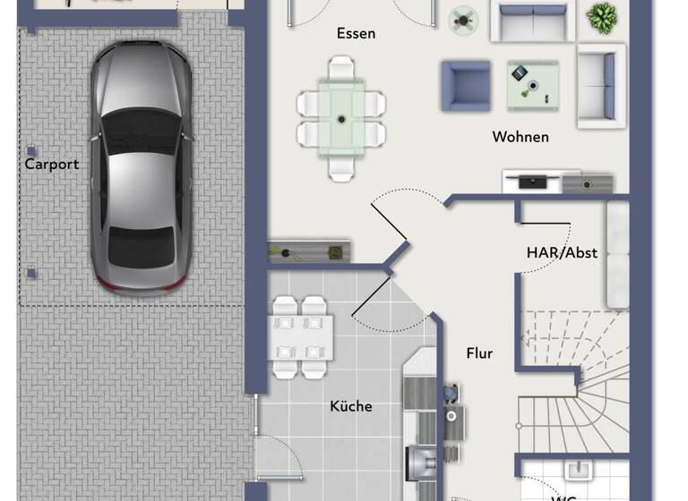 Doppelhaushälfte zum Kauf 319.000 € 4 Zimmer 109,9 m² 311 m² Grundstück Dickenberg Ibbenbüren 49479
