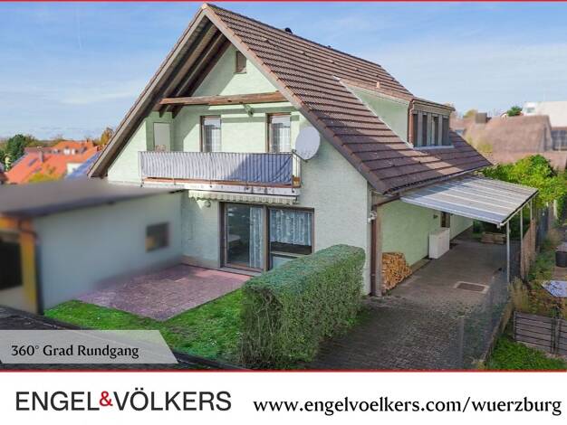 Mehrfamilienhaus zum Kauf 380.000 € 7 Zimmer 164 m² 351 m² Grundstück Waldbüttelbrunn 97297