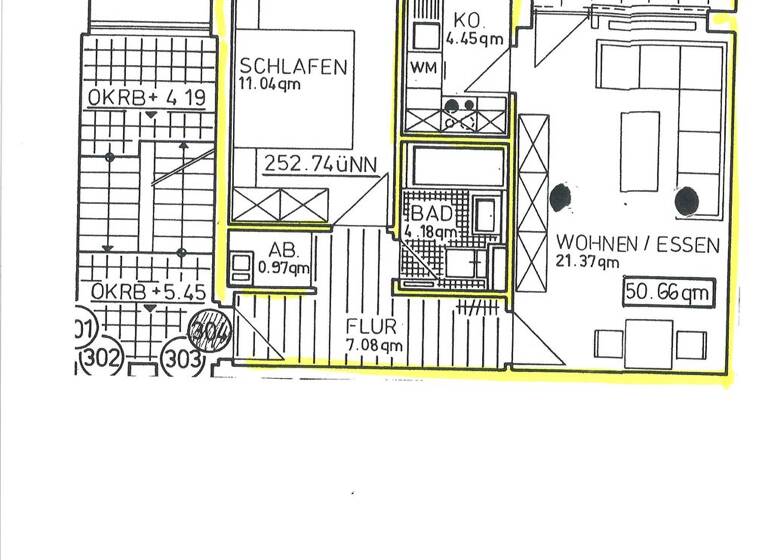 Wohnung zum Kauf 229.000 € 2 Zimmer 51 m² Thuner Weg 6 Zähringen Freiburg im Breisgau 79100
