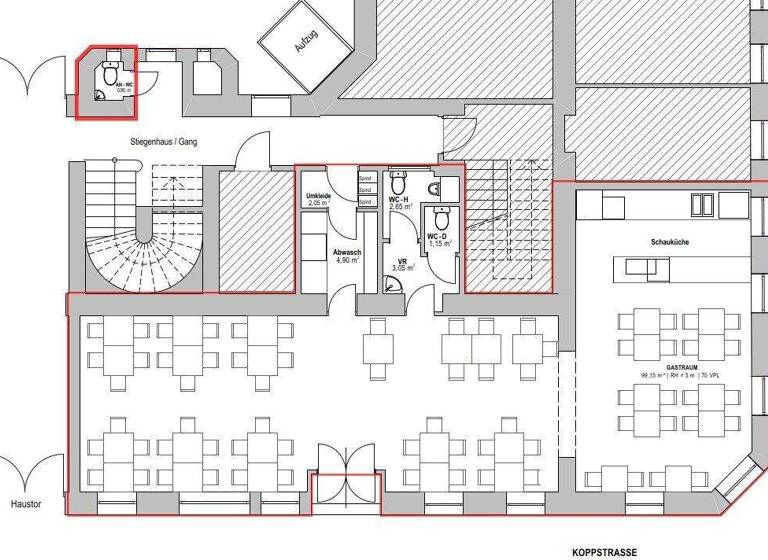 Restaurant zum Kauf 650.000 € Koppstraße Wien,Ottakring 1160