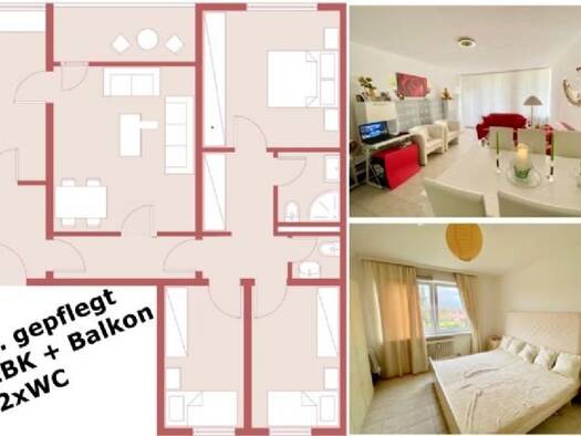 Wohnung zur Miete 950 € 4 Zimmer 87 m² 1. Geschoss frei ab 01.05.2026 Breite-Blöcken-Ring 1 Stade 21682