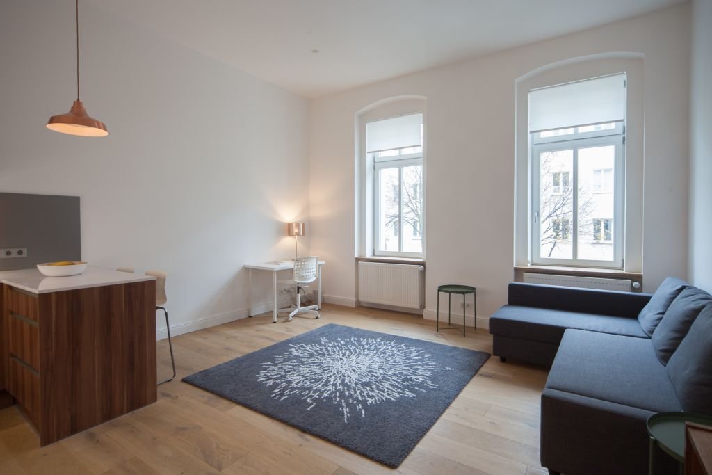 Wohnung zur Miete Wohnen auf Zeit 2.490 € 2 Zimmer 55 m²<br/>Wohnfläche ab sofort<br/>Verfügbarkeit Griebenowstraße Mitte Berlin 10435