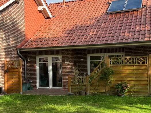 Reihenhaus zur Miete 690 € 2 Zimmer 83 m² 202 m² Grundstück frei ab sofort Gasteweg 10 Detern Detern 26847