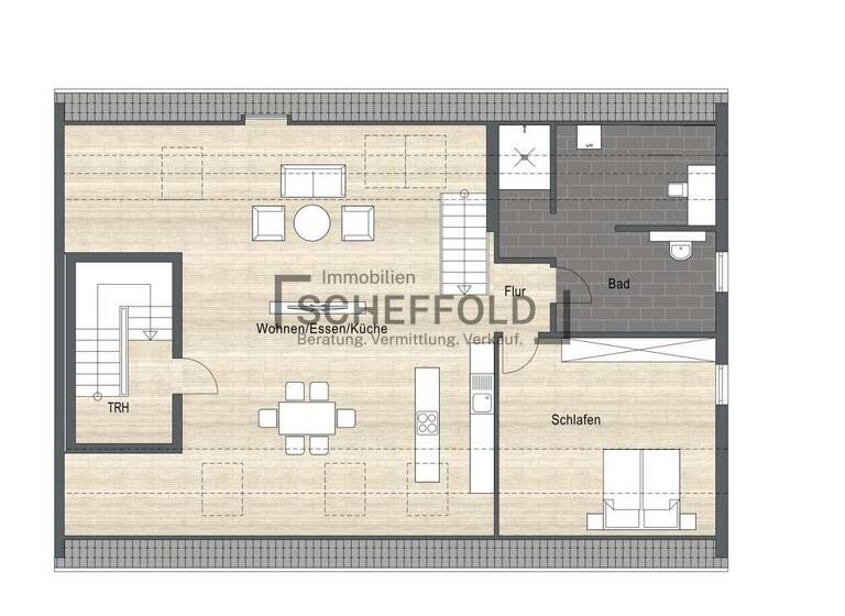 Wohnung zur Miete 1.065 € 2,5 Zimmer 118,5 m²<br/>Wohnfläche Dachgeschoss, 2.<br/>Geschoss Mietingen Mietingen 88487