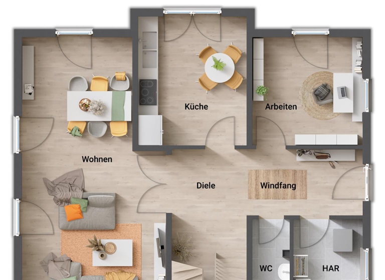 Einfamilienhaus zum Kauf provisionsfrei 304.380 € 6 Zimmer 162,4 m² 587 m² Grundstück frei ab 01.01.2027 Pfisterberg Rothensand Hirschaid 96114