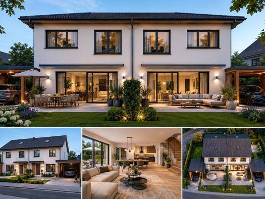 Doppelhaushälfte zum Kauf - Erstbezug provisionsfrei 548.600 € 134,5 m² 1.820 m² Grundstück Ebnat 73432