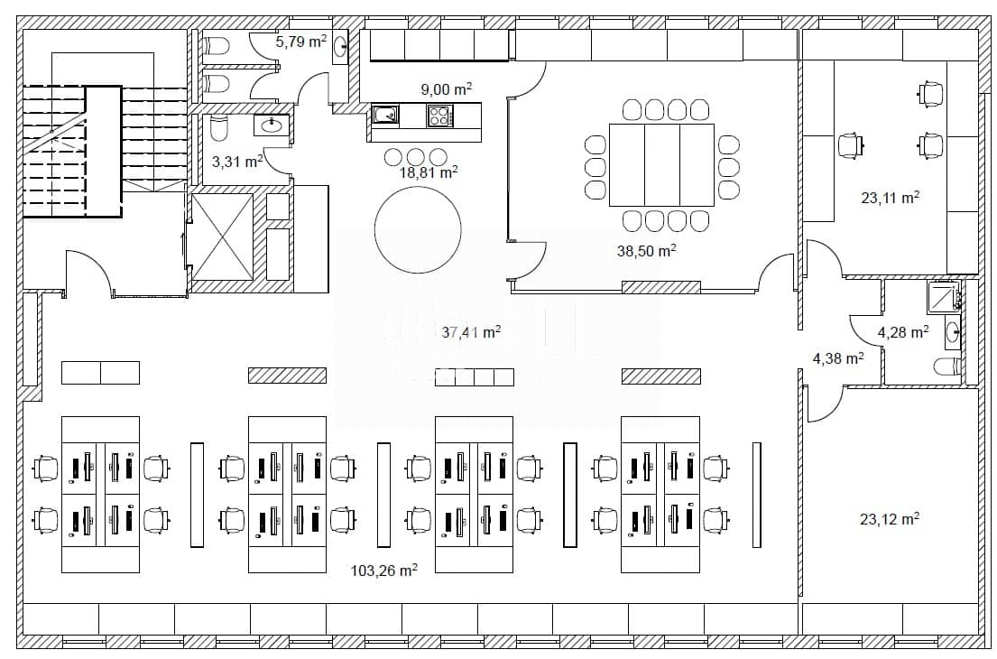 Bürofläche zur Miete 13 € 270 m²<br/>Bürofläche Augustenstraße München 80333