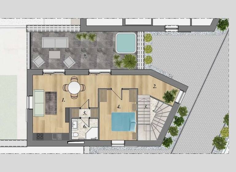 Studio zum Kauf 212.500 € 2 Zimmer 74 m² 1. Geschoss frei ab sofort Balatonszárszó 8622